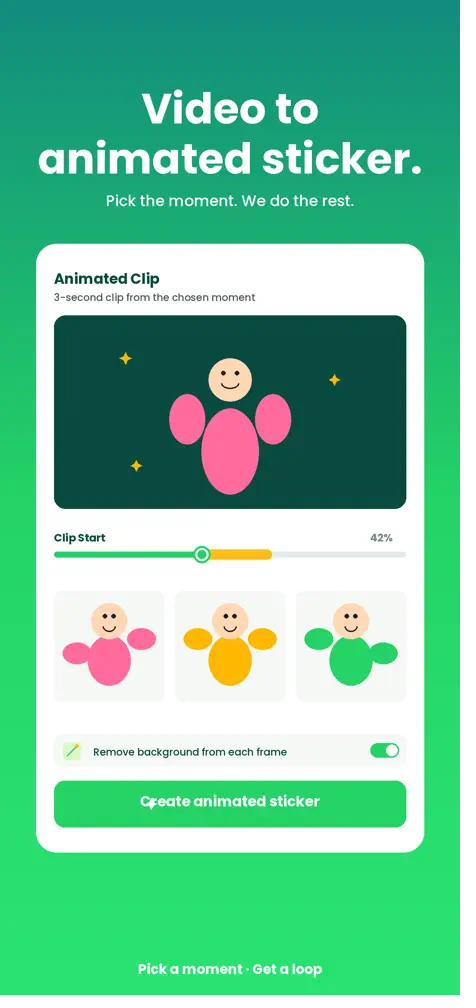 AIKeyMoji: AI Sticker Keyboard — Video to animated sticker